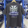 COAST T-Shirt American Strtwear WEST Vintage Print Loose Fit Collection Washed Distressed s Short Slve 2026SS X260703