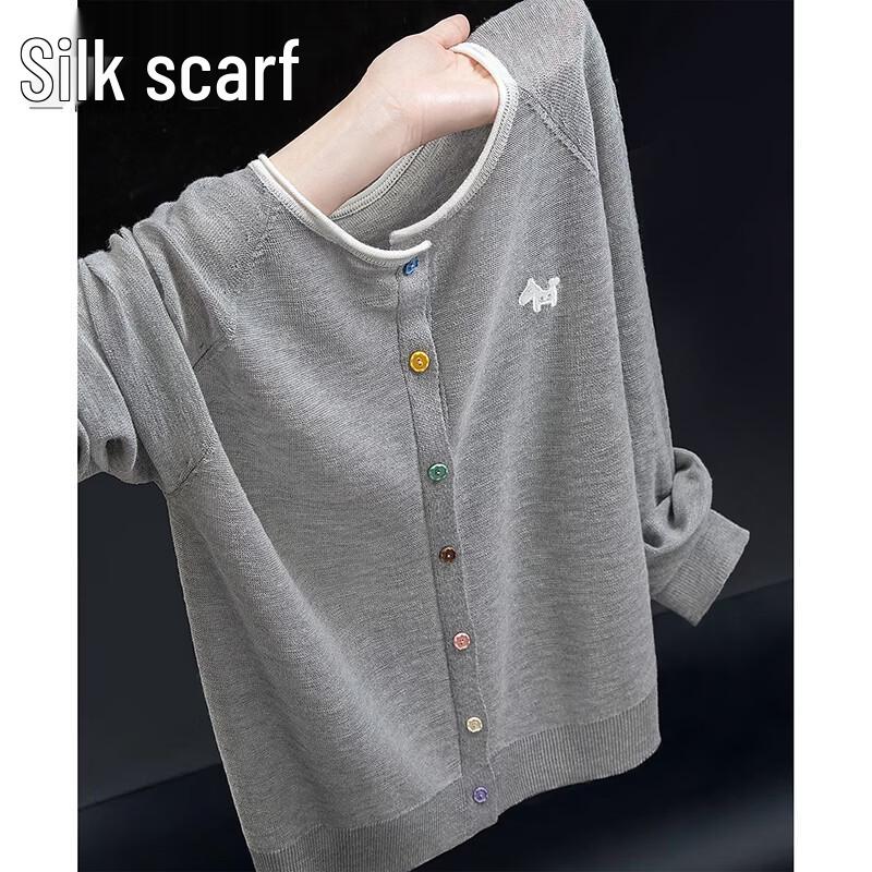Women s Embroidered Knit Long Sleeve Top One Size