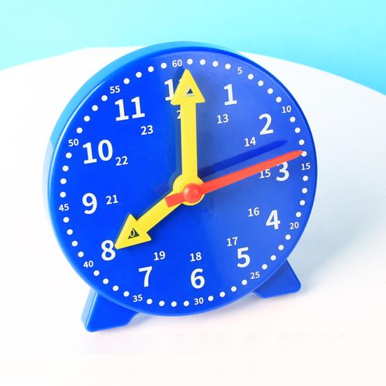 Clock Toys Hand-eye Coordination Concentration Teaching Aids Three-needle Early Preschool Teaching