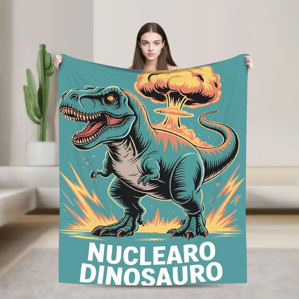 Soft Warm Blankets Travel Office Funny Christmas Italian Brain Rot Italian Brainrot For Couch Chair Print Sofa Bed Cover