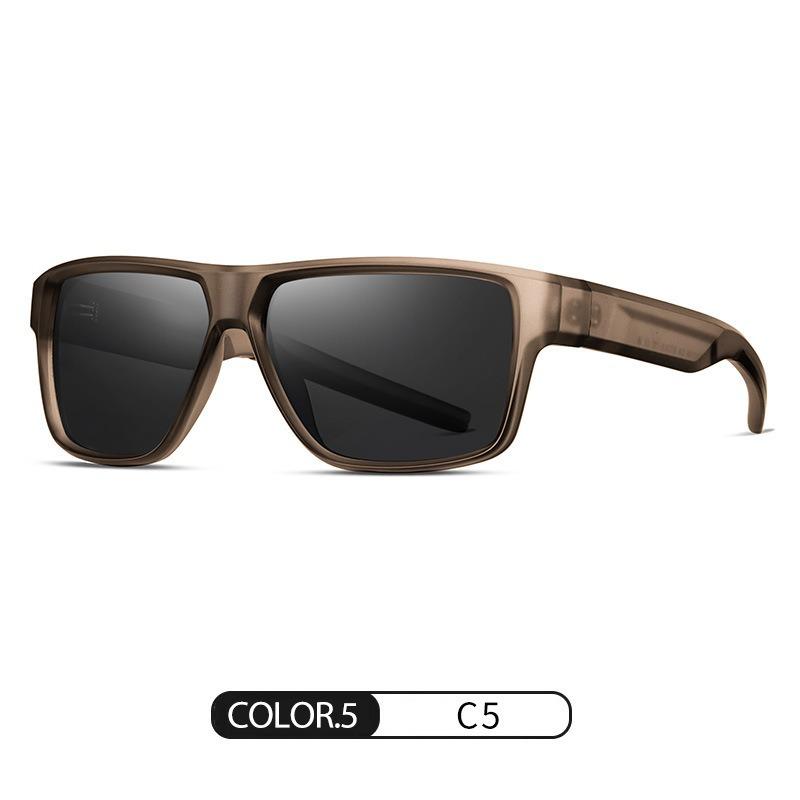 

Men S Driving Polarized Sunglasses Advanced Sense Uv Protection Square Classic Ink