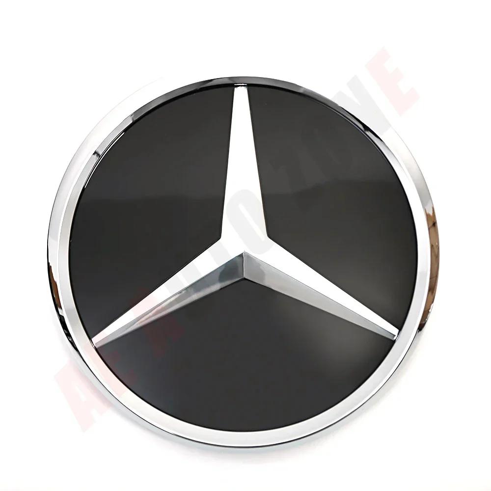 Per Mercedes Benz Classe A W176 2016-2018 A180 A200 A250 Argento e Nero Stile Effetto 3D Griglia Anteriore Emblema Stella Logo Badge