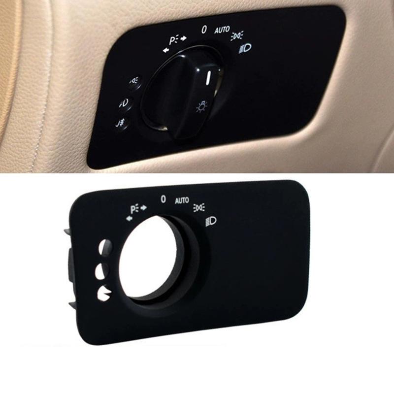 Front Headlight Control Switch Button Cover For Mercedes CLS W219 2007-2009 Headlight Switch Button Panel Cover Trim Replace