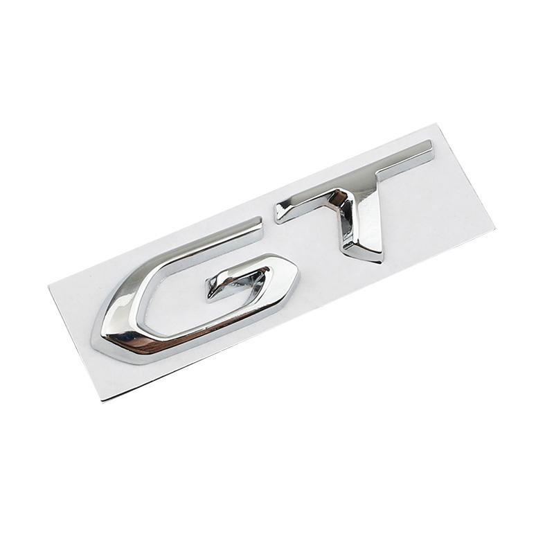 1 Stück 3D Metall GT Logo Auto Emblem Aufkleber Für 308 407 106 205 206 208 3008 5008 108 406 408 306 Kofferraum Emblem Abzeichen Aufkleber
