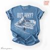 But Why Penguin Shirt Sad Penguin with Mountains But Why Shirt