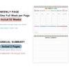 Undated Weekly Planner - 8.5" x 11" Undated Daily Productive Weekly To Do List Notepad for Home, Work, School, Projects, 52 Weeks, Clean Colorful
