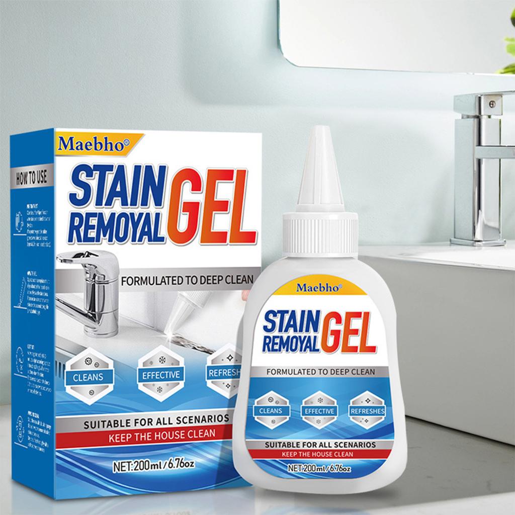 Stain Removal Gel for Walls and Surfaces Deep Cleaning Gel Suitable for Mold Mildew Stain Removal Household Cleaning Gel 200ml