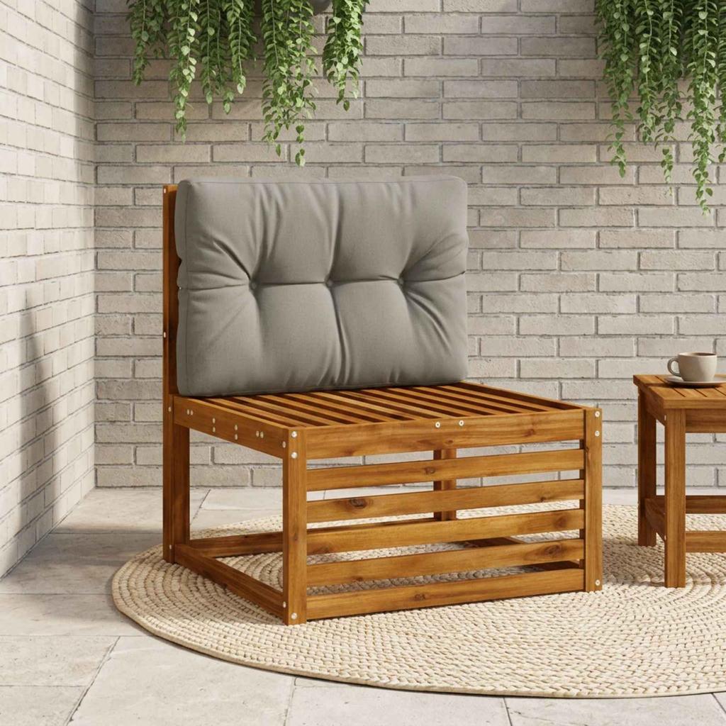 Pallet Back Cushion VIANEN 100percent Polyester Grey
