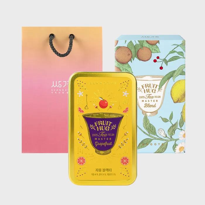 

Fruit Hug Tea Can Grapefruit Black Tea 6 Tea Bags