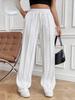 Autumn High Waist Wide Leg Loose Comfortable Women's Pants - Casual, Sports, Straight Leg