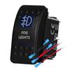 12v/24v Blue Led Light 5 Pin On Off SPST Rocker Switch 7 Pin On Off On ARB Carling Style Car Boat Waterproof Pump Push Switch