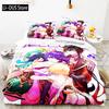 Anime Game Genshin Impact Ganyu Bedding Set Duvet Cover Bed Set Quilt Cover Pillowcase Comforter King Queen Size Boys Adult