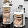 Transparent Hair Accessories Organizer 2/3 Tier Rotating Makeup Brush Holder Jewelry Organizer