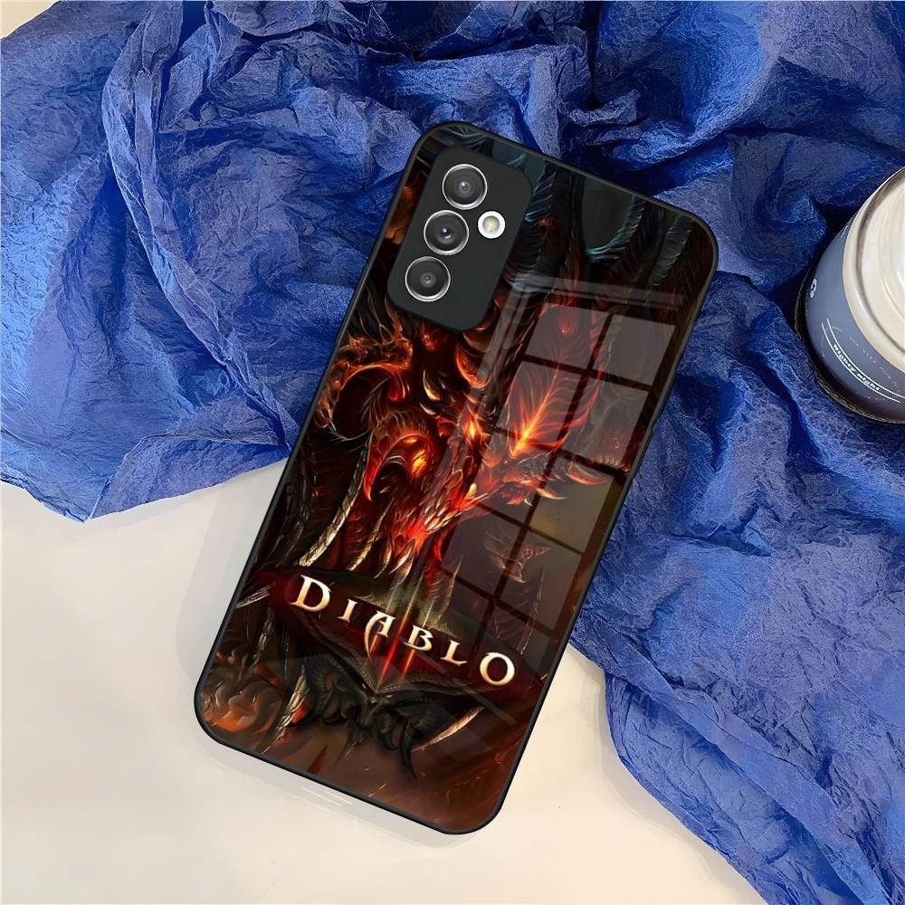 Hot Game Diablo Phone Case for Samsung Galaxy S24 S23 S22 S21 S20 A24 A34 A54 A53 Note20 M54 Fe Ultra Plus Glass
