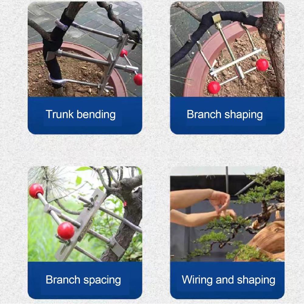 Stainless Steel Tree Branch Bender Red Trunk Lopped Regulator Professional Branch Trunk Bender