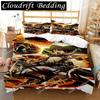 Japanese Anime Polyester Bedding Sets Boys Covers Boys Duvet Cover Set For Teens Bedding Set Cover& Pillowcase