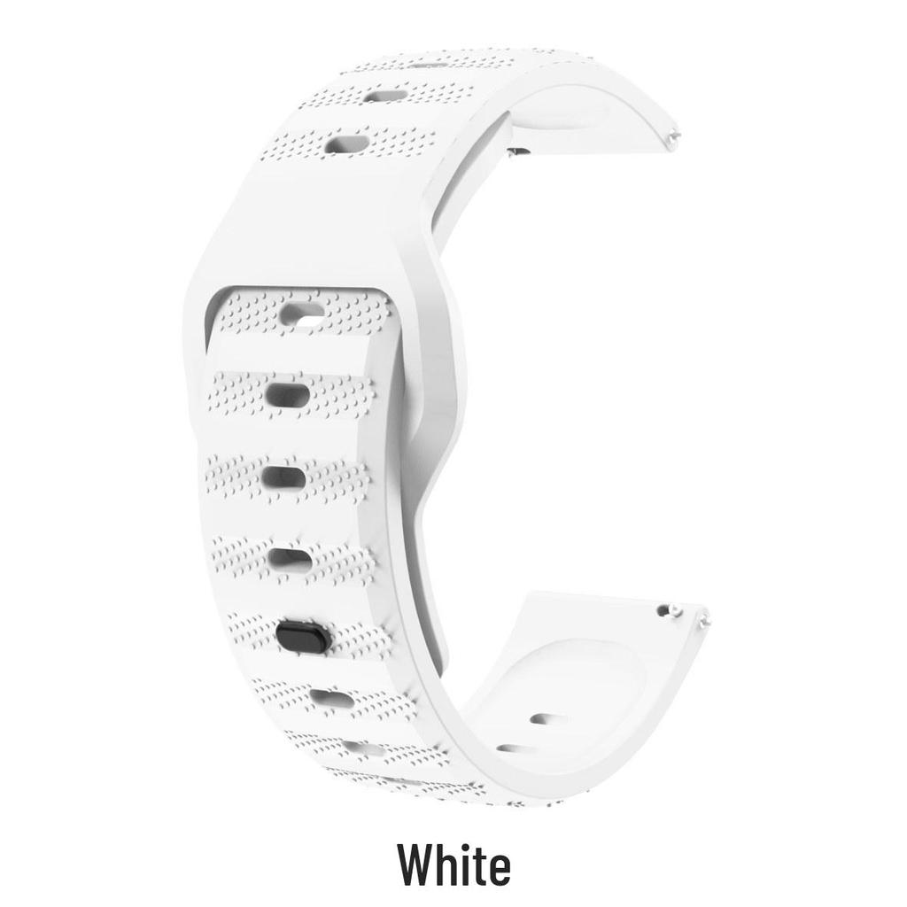 Compatible Silicone Dot Pattern Watch Strap for Samsung, Huawei, Huami, Garmin, and Mi Band