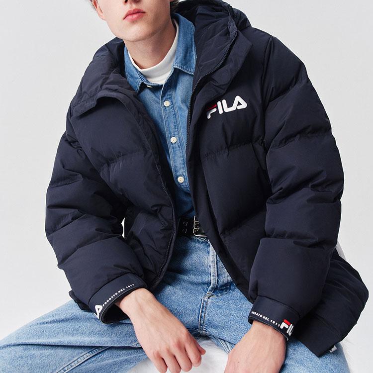 New FILA Down Jackets Men's Blue F51M148920FNV