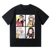 Kpop BP Jump Tees Pink Girls Band Clothing Adorable Anime Graphic T Shirts Summer High Quality Cotton Comfortable YK Tops