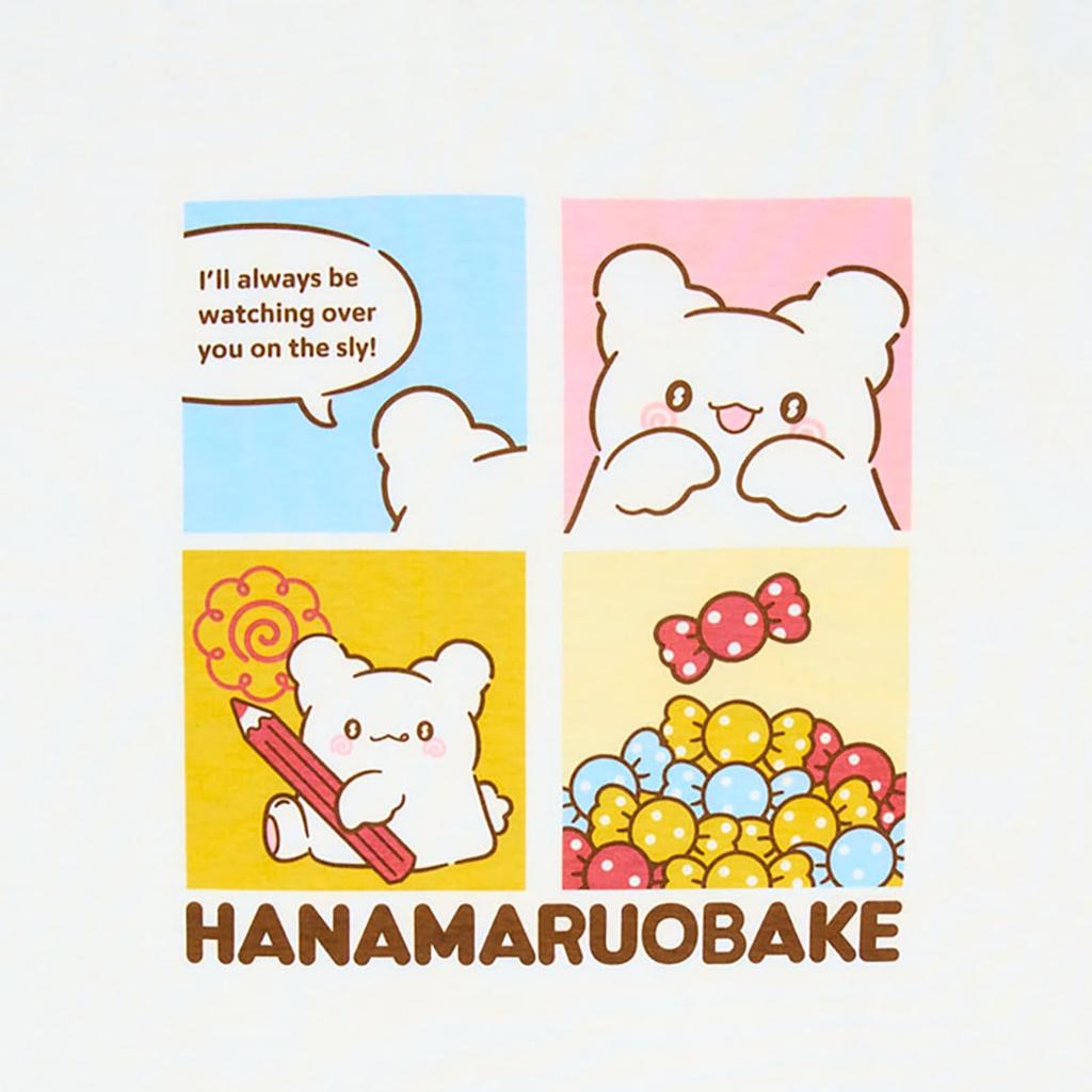 Übergroßes Hanamaru Obake Baumwolle Rippe Polyurethan 607941 [Sanrio] T-Shirt Körper 65% Polyester, 35% Teil 62% Polyester, 33% Baumwolle, 5%