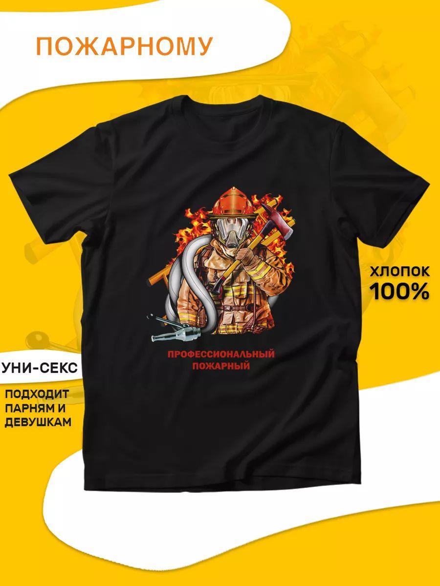 T-shirt with EMERCOM print for firefighter 2XL