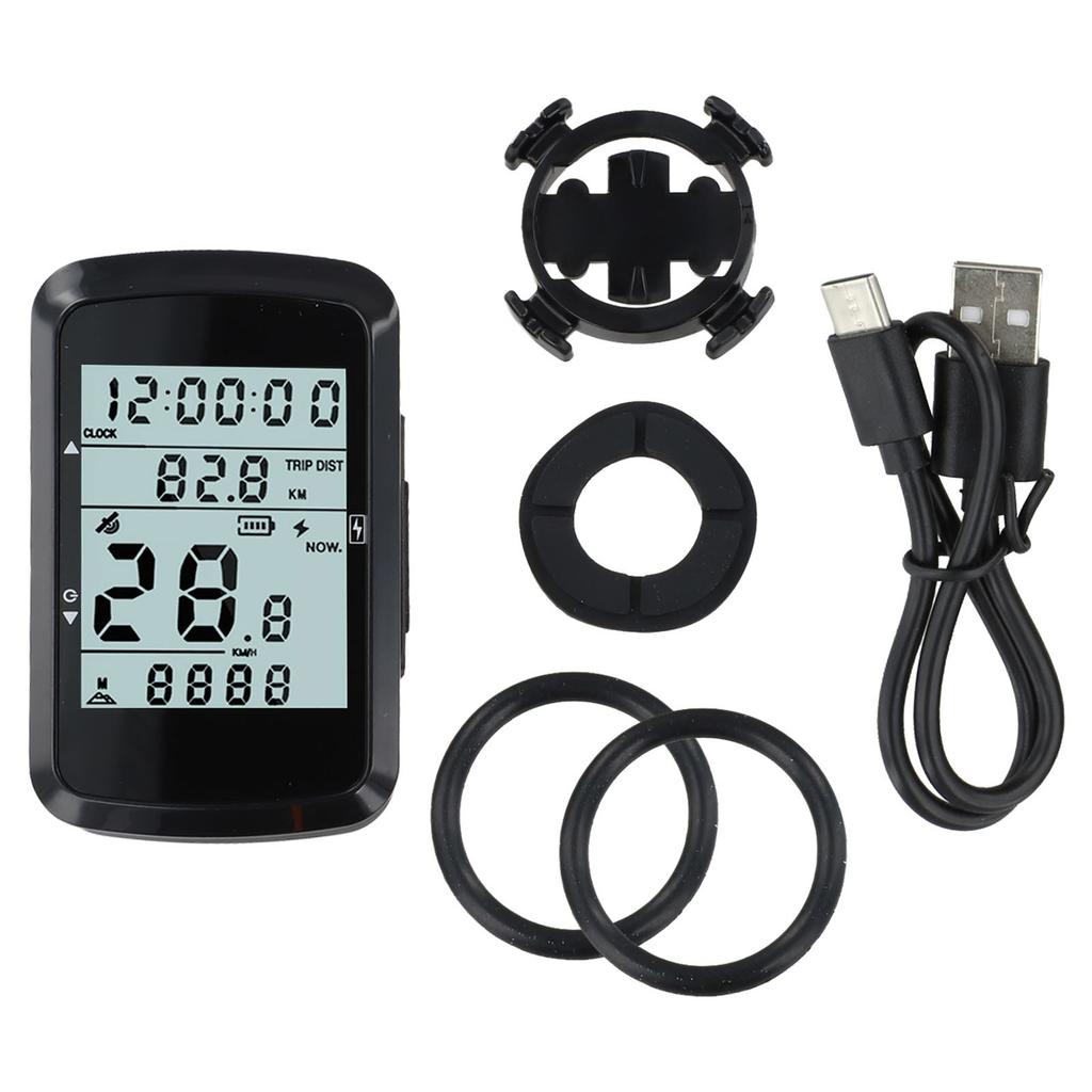 2 4 Inch LCD Bicycle Speedometer with Wireless Design and GPS Functionality