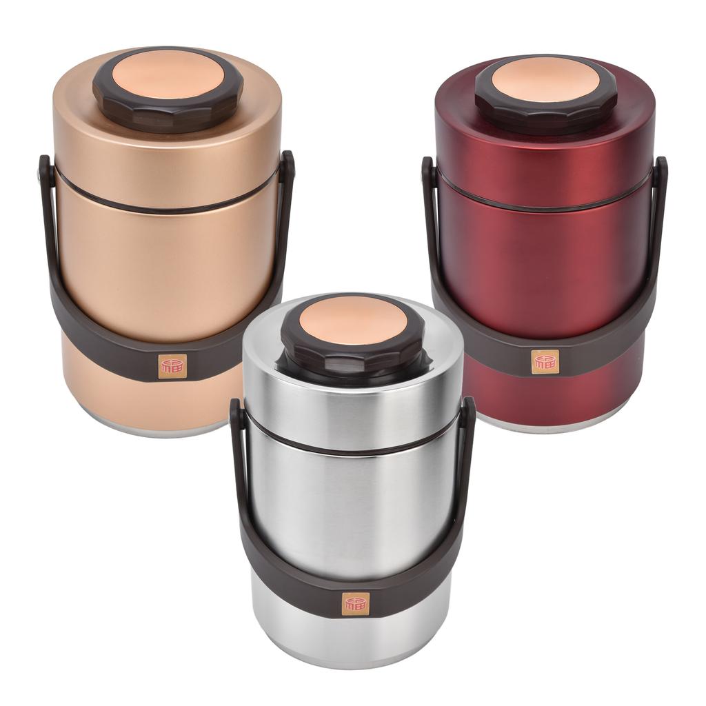 Multi Large Capacity Lunch Pot 2000ml Capacity Good Heat Preservation Vacuum Insulated Barrel for School Canteen for Outdoor