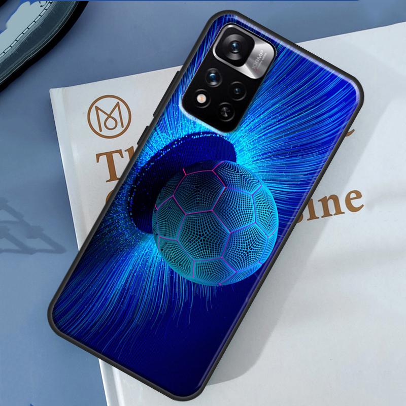Football Case For Redmi Note 9 10 Pro Cover For Redmi Note 12 11 Pro 8 10S 11S 9A 9C 12C