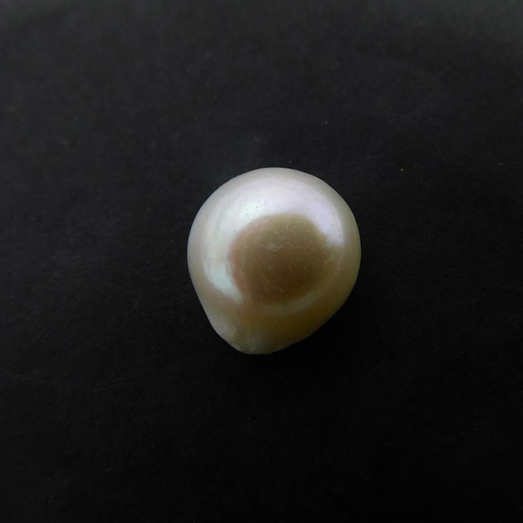 Round Cut 2.90 Ct White Mabe CERTIFIED Natural Sea Pearl South Pacific Loose Gem p-3009-h