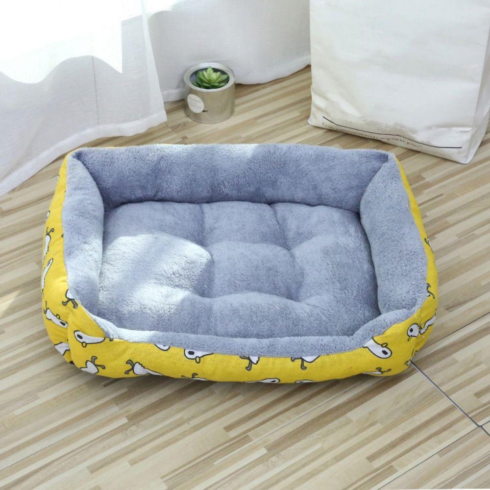 Soft Cat Sleeping Mat Non-slip Pet Sofa Beds Pet Cushion Winter Dog Bed  for Puppy