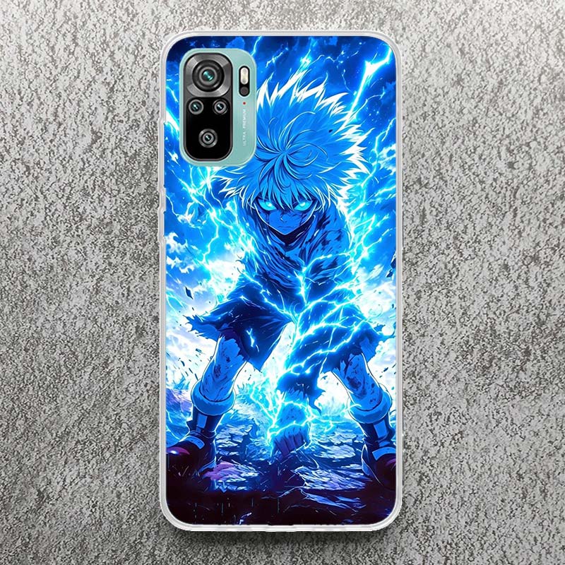 Huner X-Hunters Killua Soft Case for Xiaomi Redmi Note 10 9 9S 8 Pro 7 9T 5 Phone Shell Mi 11T 12T 10T 12 11 Lite 6X A3 Cover