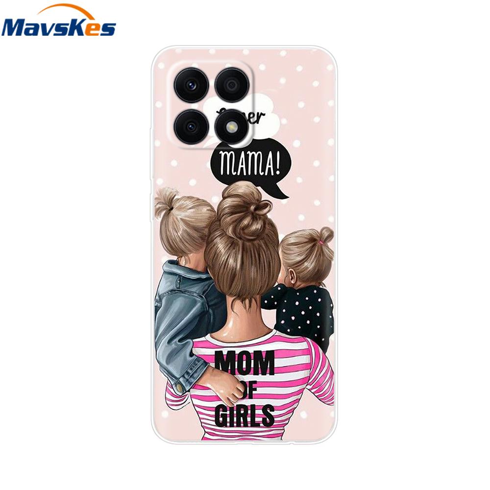 For Honor X8a 2023 Case 4G Funda Clear Soft Silicone TPU Phone Cover Case for Honor X8a Cover HonorX8a X 8a CRT-LX1 Bumper Coque