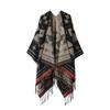 Ethnic Style Shawl Summer Outer Wear Women's Large Shawl Cape Cloak High-end Knitted Scarf
