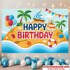 Pop Art Birthday Party Banner, Vibrant Polyester Backdrop for Home Room Wall Decor and Props