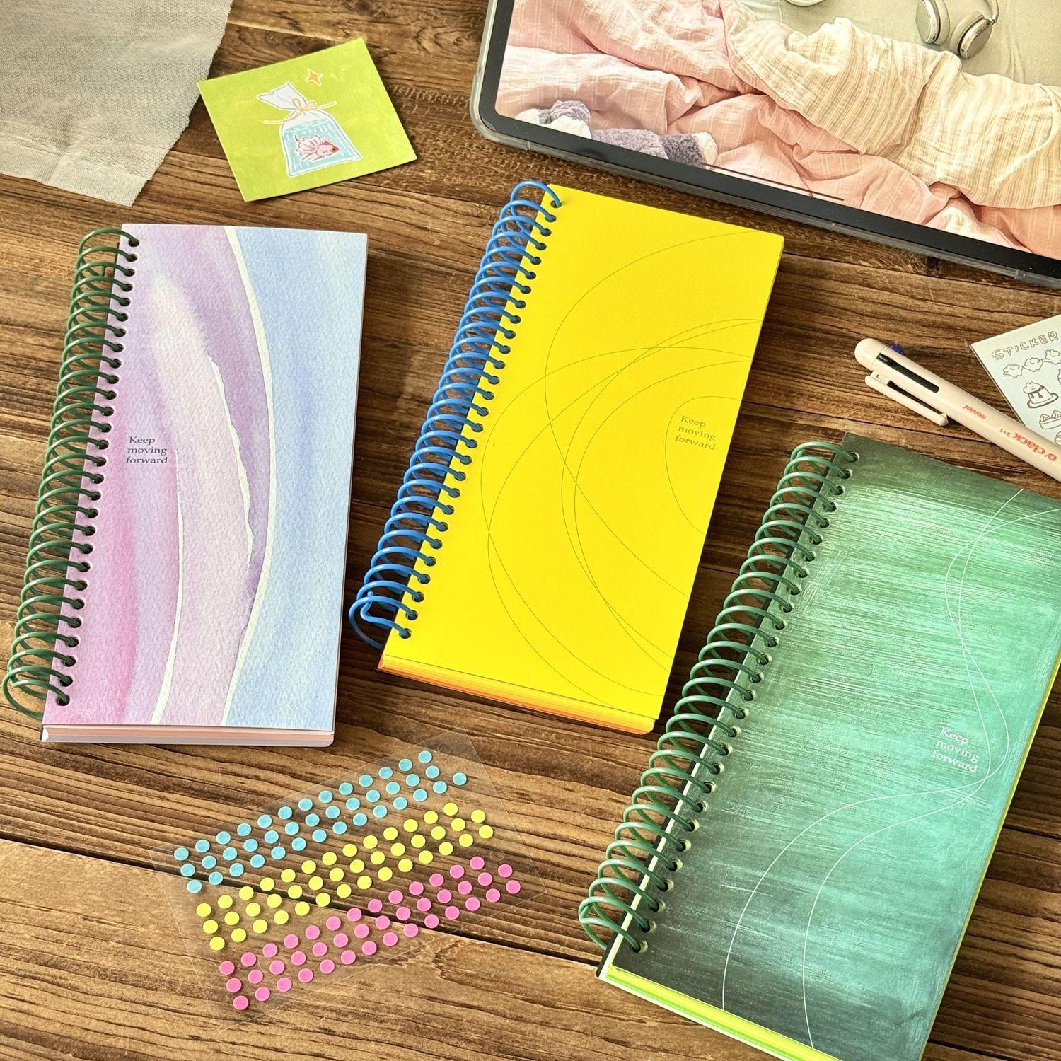 

Желтый блокнот на спирали: Утолщенный студенческий планер и дневник Lemon Spiral Notebook