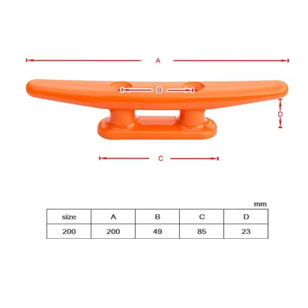 Boulon d'ancre de bateau en nylon – Boulon d'ancre de quai avec vis en acier inoxydable, Pour kayak, canoë, petit bateau, Décoration d'intérieur DIY (Plusieurs tailles, Noir)