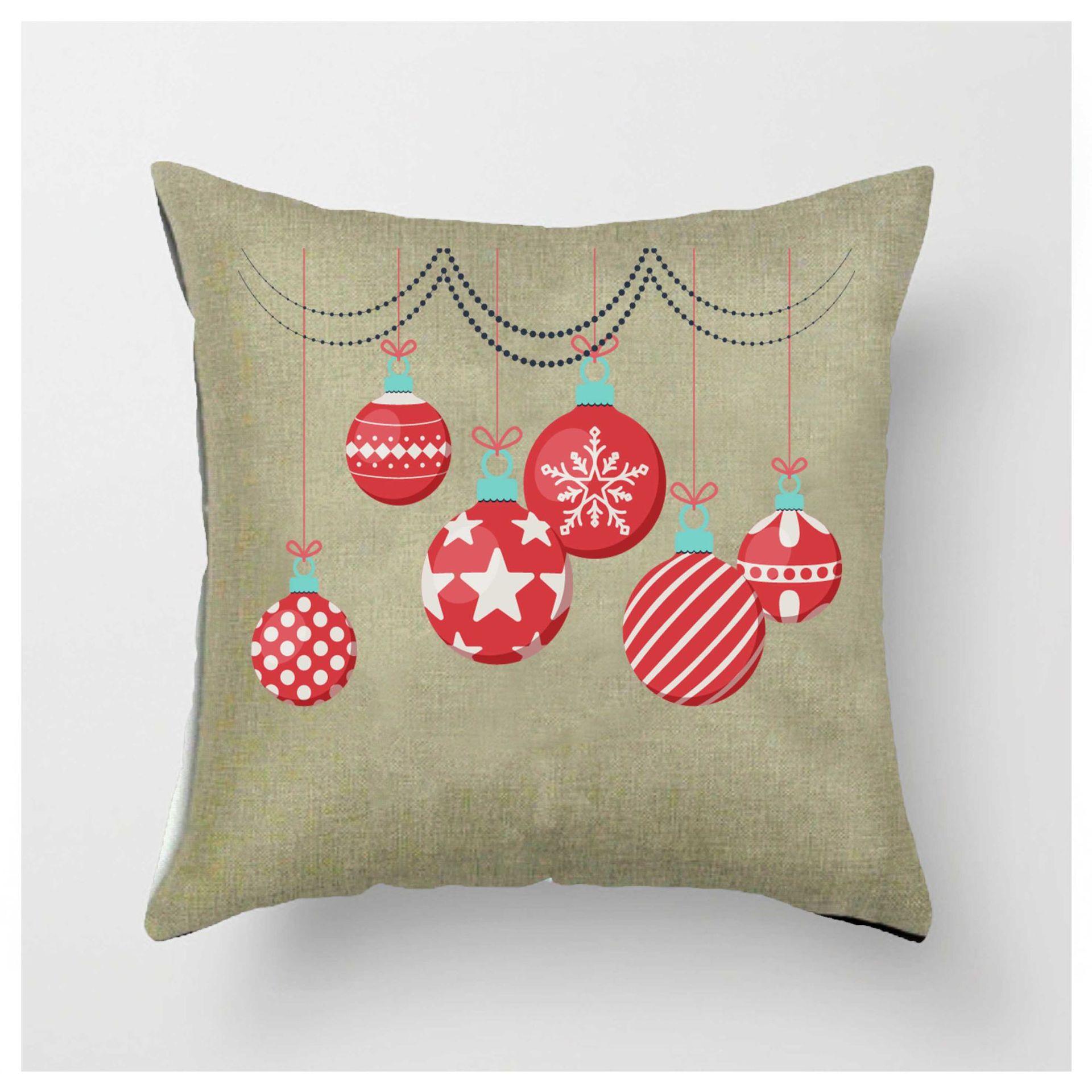 

Personalized Christmas Pillow Cover Peach Velvet Decorative Throw Pillow Case Soft Plush Cushion Cover 18x18 Inches Holiday Home Decor 45 x 45cm