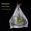 100 pcs Smiley Face Thick Transparent Plastic Food Bags with Free Shipping