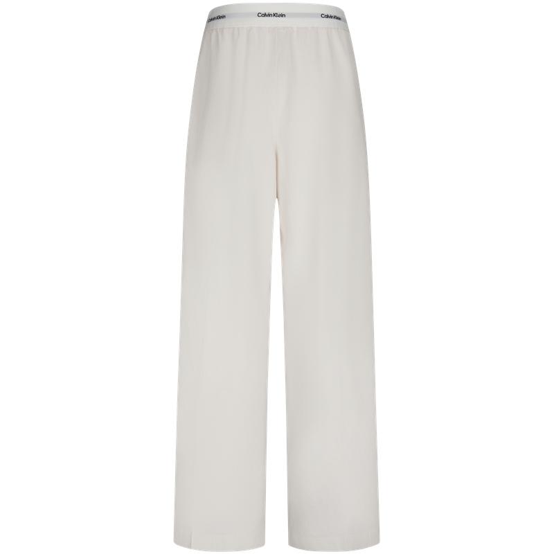 Calvin Klein Trendy Commuter Elastic Waistband Jacquard Sports Leisure Pants Women Pants 47F403G