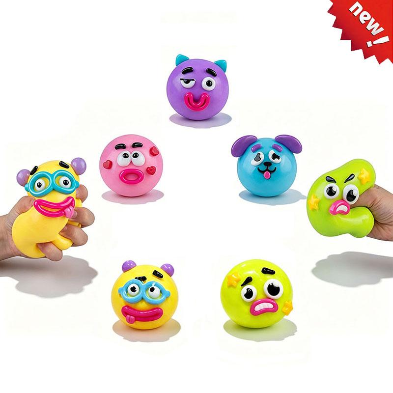 Smsmushers Curiosidades Squishy Smushers Cara de Perro Intercambio de Cara Squishy Suave Moldeable Lindo Elevación Lenta Relajante Sensorial Divertido Juguetes para Moverse