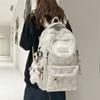 Stone Texture Pattern Student's Schoolbag Large Capacity Unisex Backpack