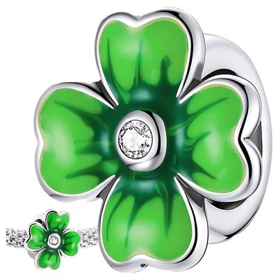 Charms Four Leaf Clover 925 Bead Clover Charms Pr 925