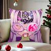 Hololive Murasaki SShino Pillow Case For Living Room Bedroom Hotel Pattern Printed Cushion Cover Decorations and Protector