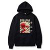 Funny Japna Anime Hunter X Hunter Mikiny Unisex dámska mikina s dlhým rukávom Killua Zoldyck Manga Unisex Oversized Hoodie Street
