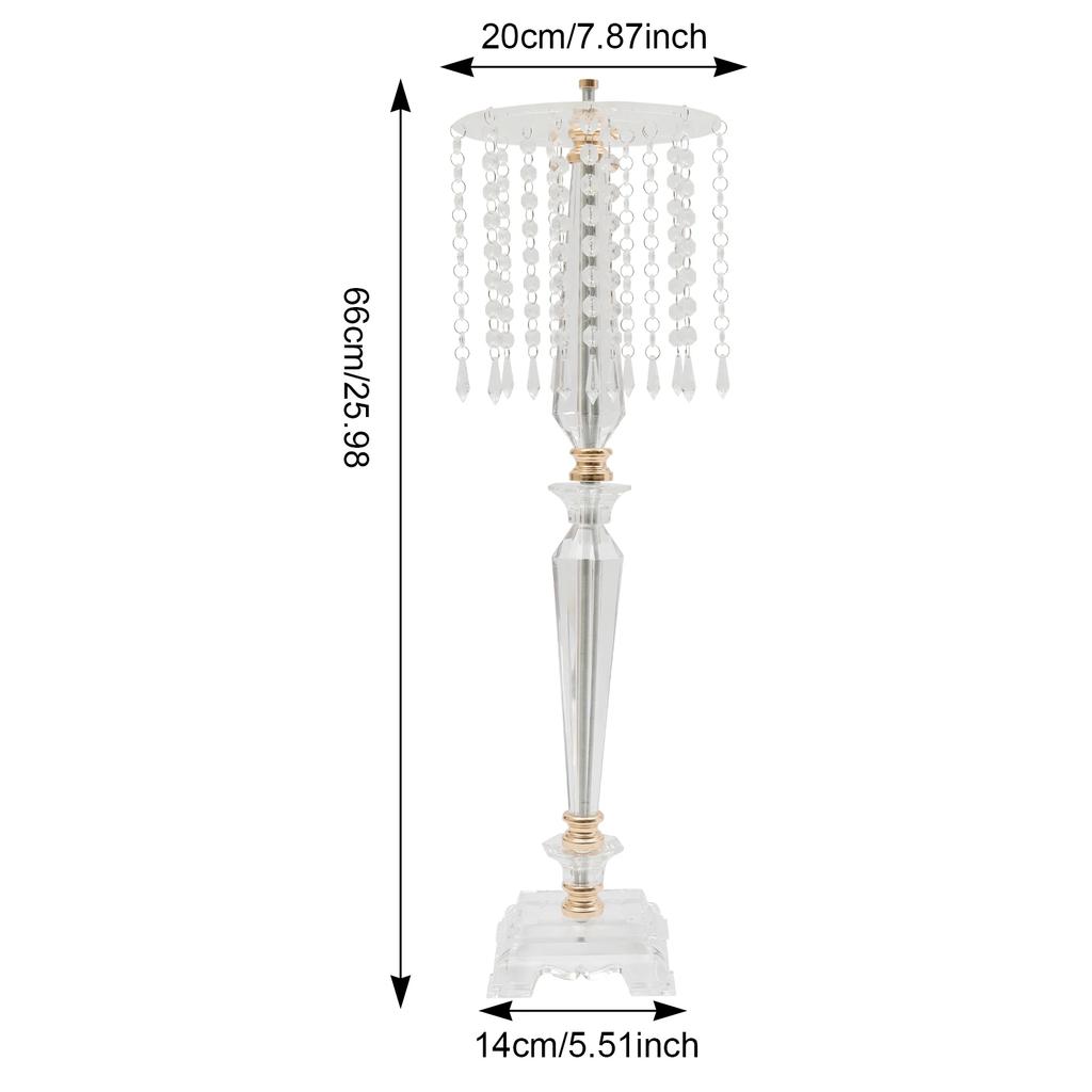 10 Pcs Wedding Centerpieces for Tables Acrylic Vase - 26in Tall Flower Stand for Wedding