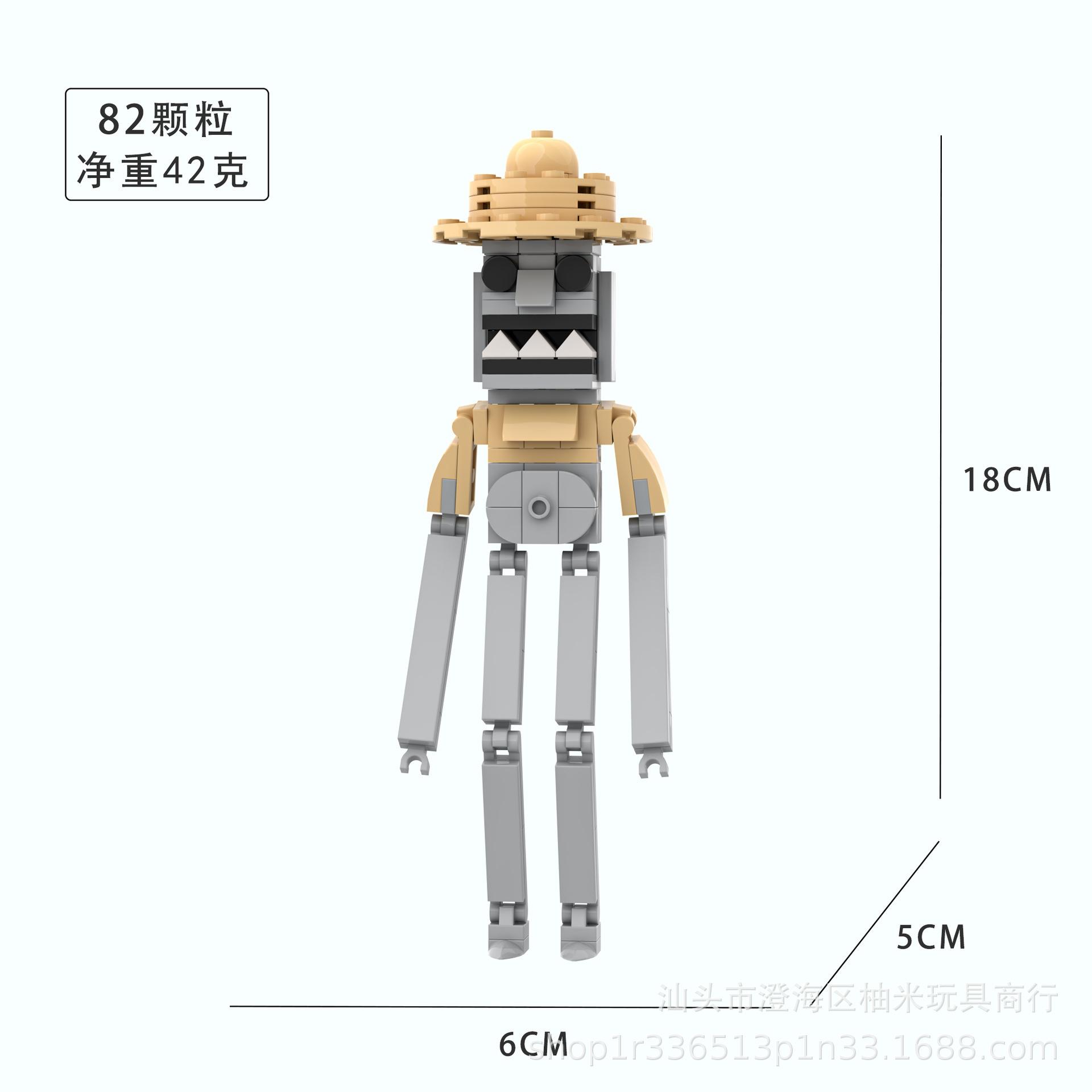 

Пластиковый набор строительных блоков Zoonomaly, тема животного зоопарка, мелкие блоки, частицы Administrator