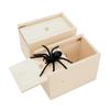 Halloween Spider Scared Wooden Box Prank Toy Funny Spoof Trick Spider Box Toy Halloween Scary Spider Jumps Out Great Party Gag Gift