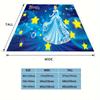 1pc Princess Printing Blanket - Soft, All-Season Throw for Living Room, Bedroom,Personalized Gift with Adorable Cartoon Design