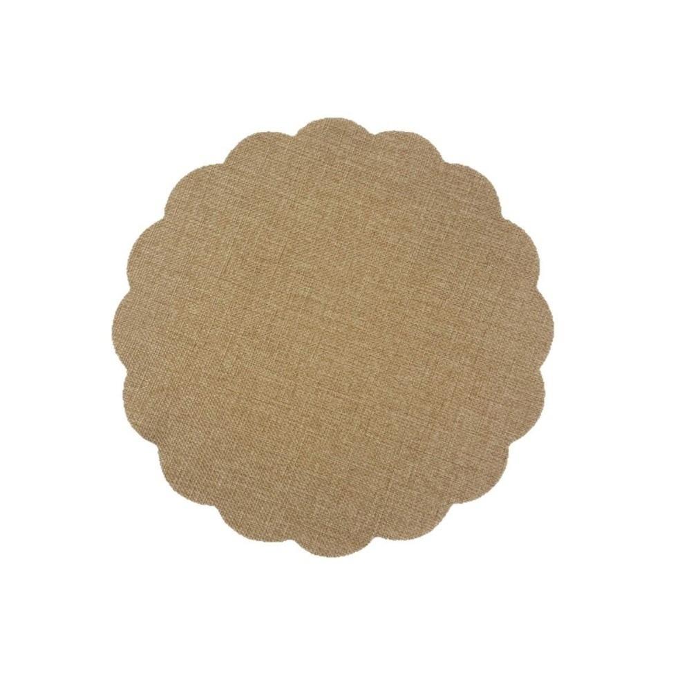 Burlap Round Placemats Jute Photo Props Party Dinner Table Decoration  Festival Home Decor