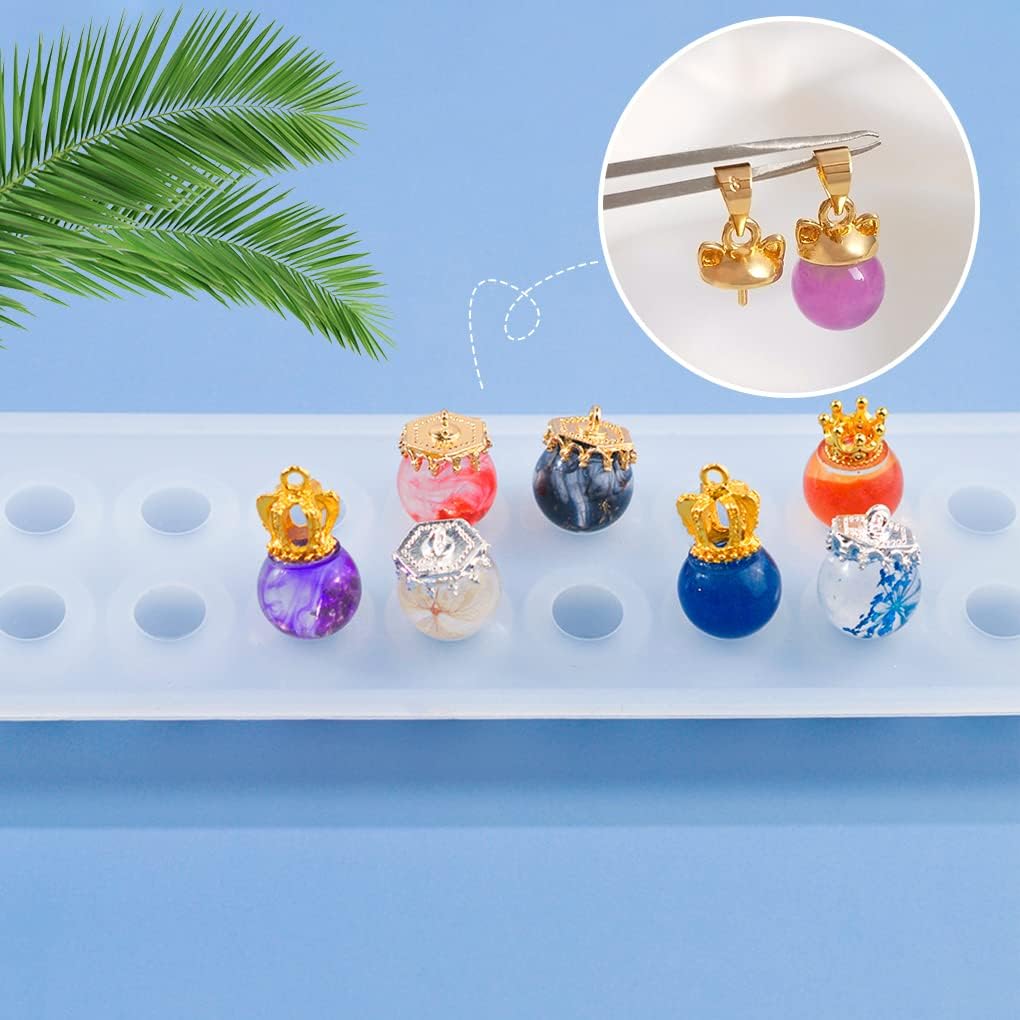 Sphere Resin Mold,20 Beads Silicone Mold,crystal Ball Epoxy Resin Casting Mold,diy Pendant Necklace Earrings Bracelet Ring
